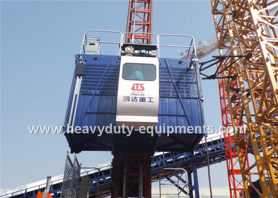چین 36M / Min Construction Hoist Elevator , Construction Site Elevator Safety Vertical Transporting Equipment تامین کننده