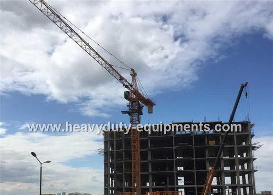 چین Tower crane with free height 40m and max load 6 T with warranty for construction تامین کننده