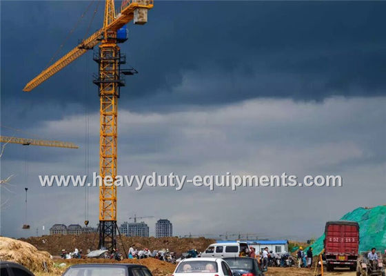 چین Safety Concrete Construction Equipment Luffing Jib Tower Crane 161M Max Height For Max Load تامین کننده