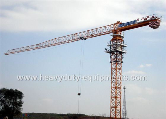 چین Tower crane with free height 77m for max load of 25 tons equipped a hydraulic self raising mechanism تامین کننده