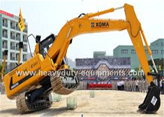 چین Crawler Mounted Hydraulic Mining Excavator Long Boom 4941mm Track Length تامین کننده