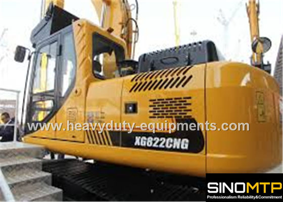 چین 35° 1.6 cbm Hydraulic Crawler Excavator Heavy Equipment XGMA XG822CNG تامین کننده