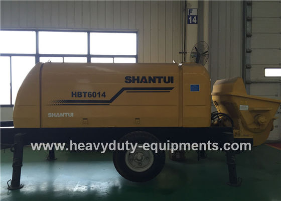 چین SHANTUI HBT6016 trailer pump adopted to achieve good concrete suction performance تامین کننده