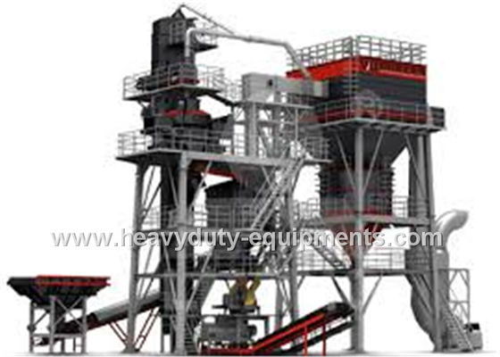 چین 830kw Sinomtp Sand Processing Plant  VU System Aggregate Optimization 110-120 mm Feed Rate تامین کننده