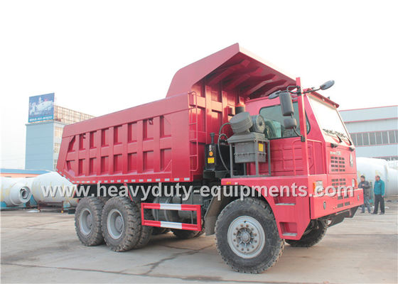 چین Sinotruk howo heavy duty loading mining dump truck for big rocks in wet mining road تامین کننده