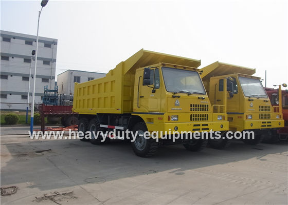 چین Sinotruk HOWO 70Tons mining dump truck / mining tipper truck for base Rock تامین کننده