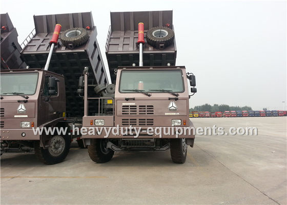 چین 6x4 driving sinotruk howo 371hp 70 tons mining dump truck  for mining work تامین کننده