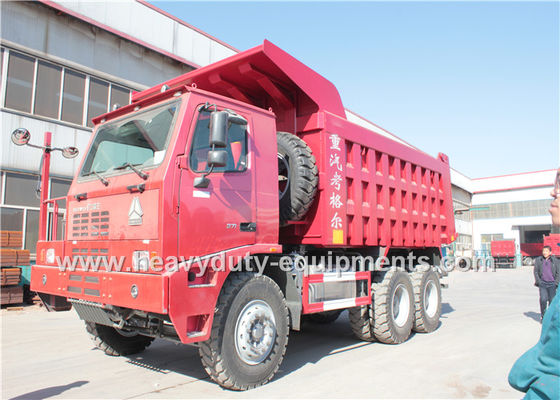 چین Sinotruk HOWO mining dump truck / tipper special truck 371hp  with front lifting cylinder تامین کننده