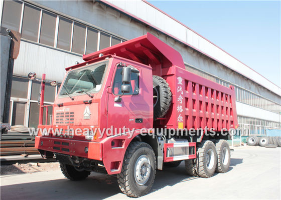 چین 6x4 mining dump truck with HW7D cab and reinforce frame ISO / CCC Approved تامین کننده