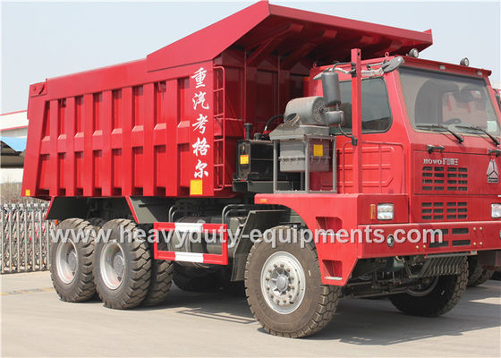 چین 70 tons 6X4 Mine Dump Truck brand Sinotruk HOWO with HYVA Hdraulic lifting system تامین کننده