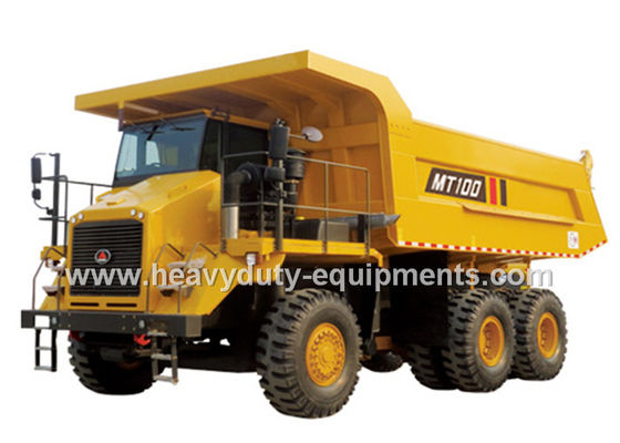 چین 95 tons Off road Mining Dump Truck Tipper  405kW engine power drive 6x4 with 50m3 body cargo Volume تامین کننده