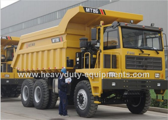 چین Rated load 55 tons Off road Mining Dump Truck Tipper  309kW engine power with 30m3 body cargo Volume تامین کننده
