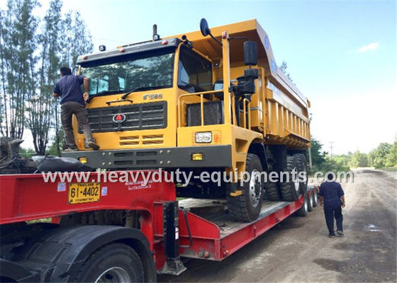 چین 60 tons Off road Mining Dump Truck Tipper  306kW engine power drive 6x4 with 34m3 body cargo Volume تامین کننده