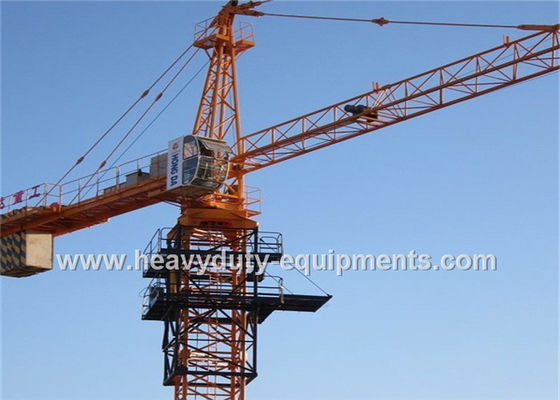 چین Heavy Duty Construction Tower Crane 34M Free Height 5 Tons Max Load تامین کننده