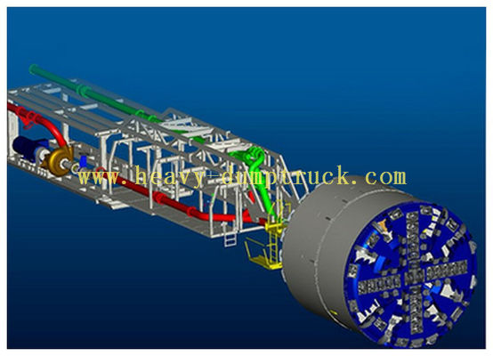 چین Slurry TBM used to maintain earth and water pressure balance on the tunnel face تامین کننده