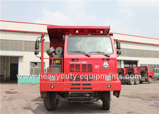چین 50 ton 6x4 dump truck / tipper dump truck with 14.00R25 tyre for congo mining area تامین کننده