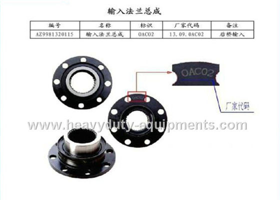 چین Input flange assembly HOWO Spare Parts number AZ9981320115 FCC / SGS تامین کننده