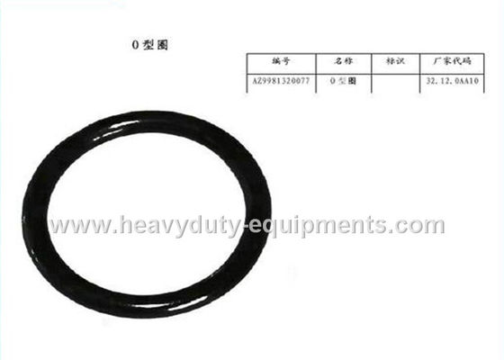 چین HOWO Spare Parts O-ring part number AZ9981320077 for howo trucks تامین کننده