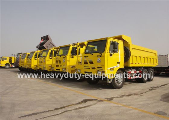 چین 371HP SINOTRUCK HOWO 70 tons mining dump truck , parabolic leaf spring Tipper Dump Truck تامین کننده