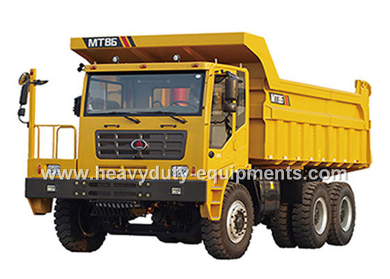 چین Rated load 55 tons Off road Mining Dump Truck Tipper  drive 6x4 with 35 m3 body cargo Volume تامین کننده